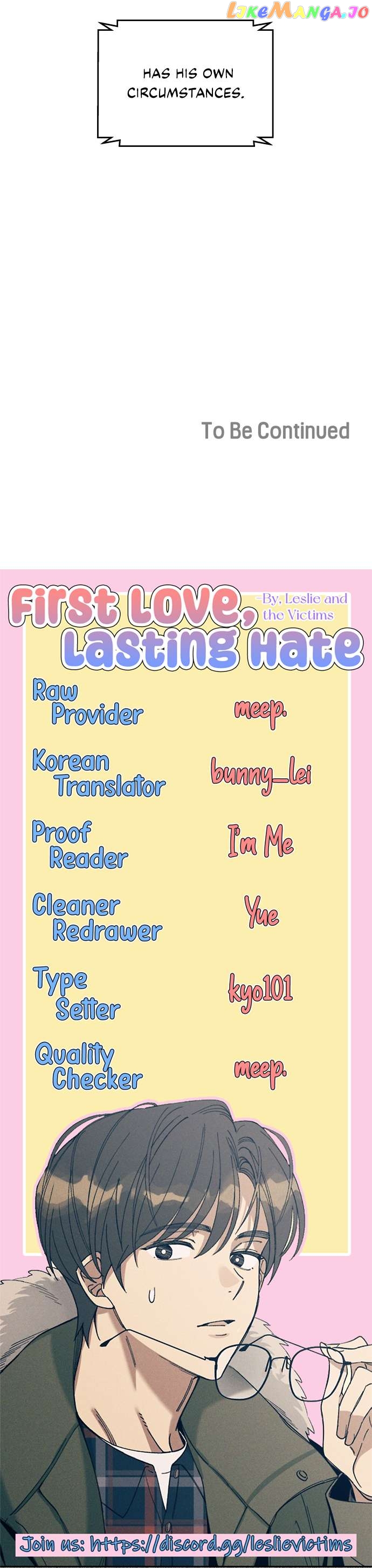 First Love, Lasting Hate Chapter 12 - page 61