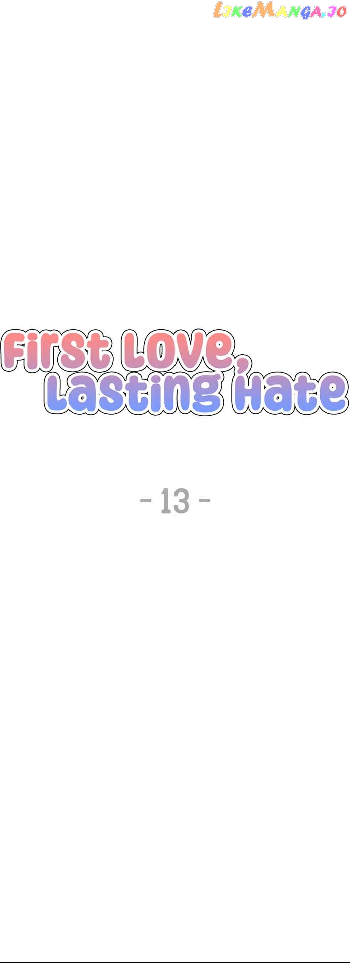 First Love, Lasting Hate Chapter 13 - page 18