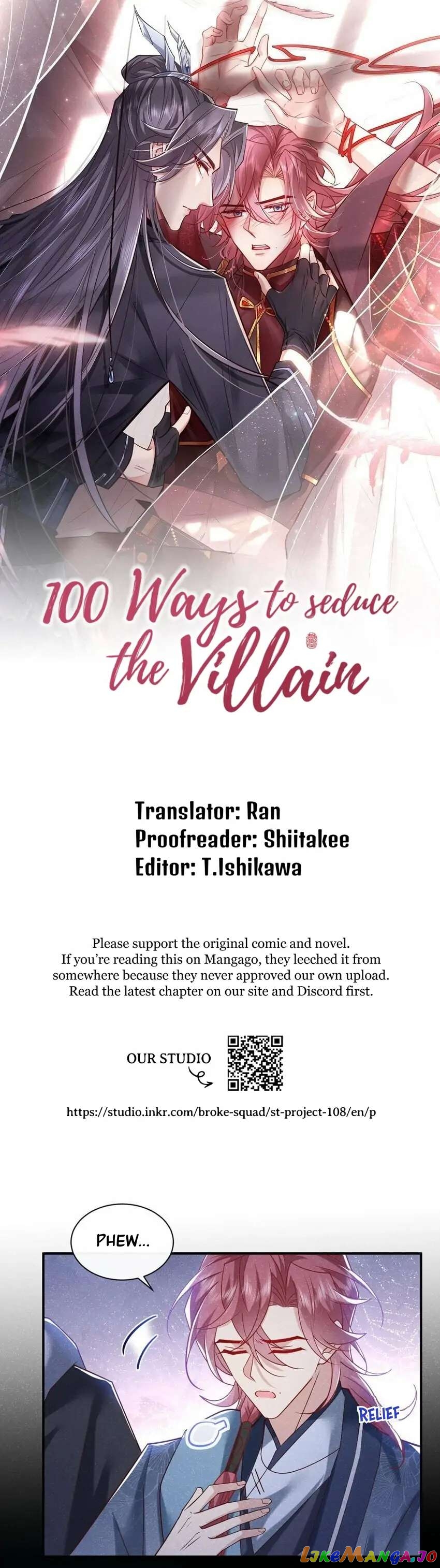 100 Ways to Seduce the Villain Chapter 38 - page 1