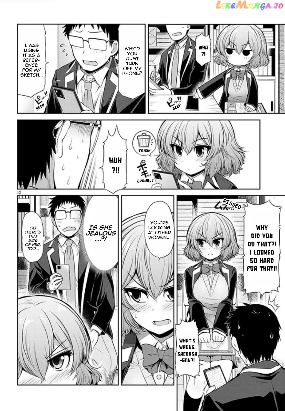 Saegusa-San Wa Megane-Senpai To Koi O Egaku chapter 3 - page 12