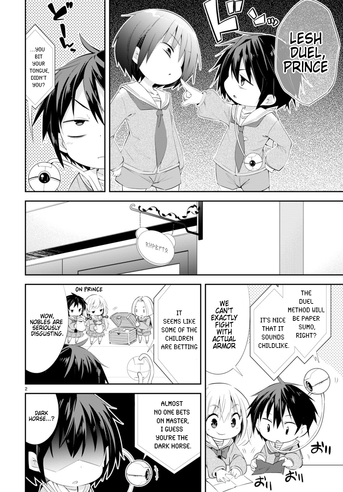 The World Of Otome Games Kindergarten Is Tough For Mobs chapter 4 - page 2