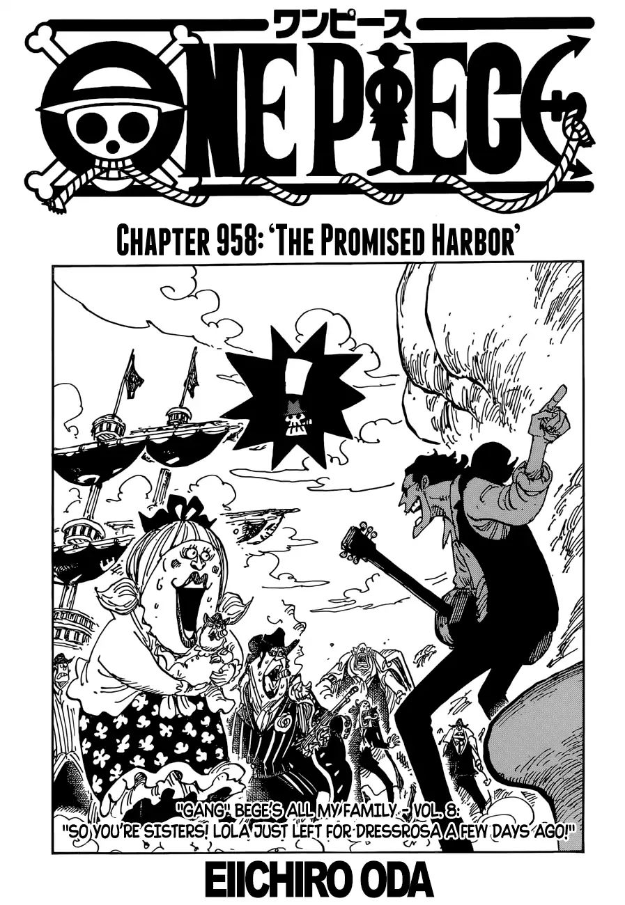 One Piece chapter 958 - page 1