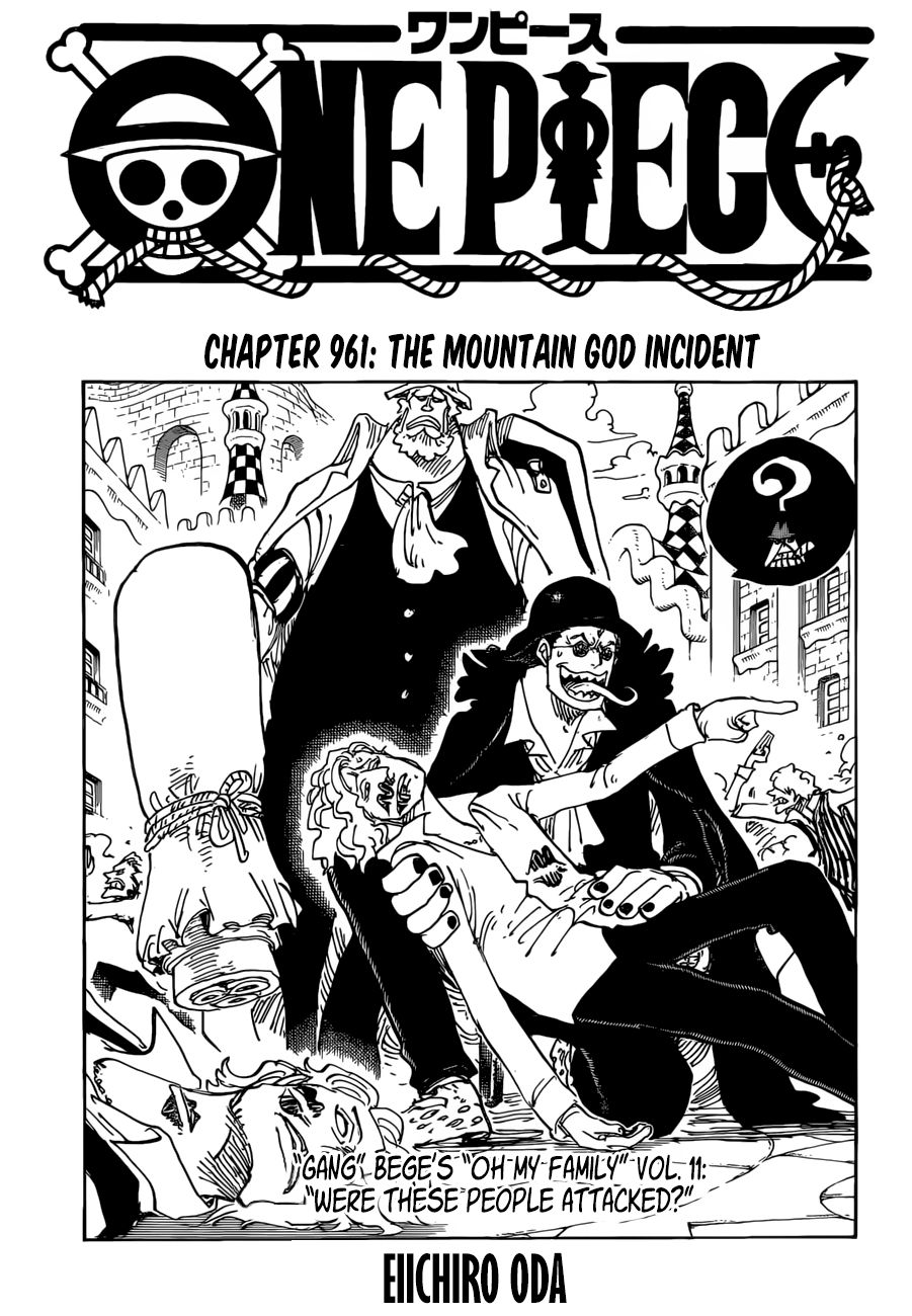 One Piece chapter 961 - page 1