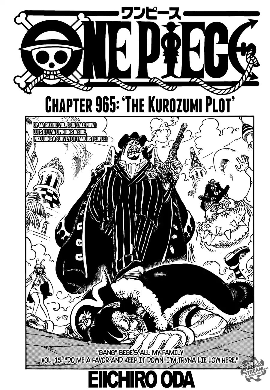 One Piece chapter 965 - page 1