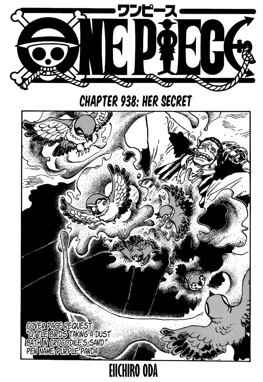 One Piece chapter 938 - page 1
