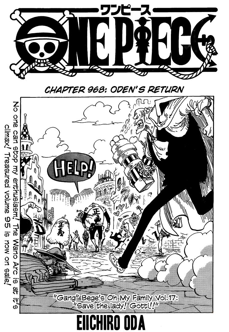 One Piece chapter 968 - page 1