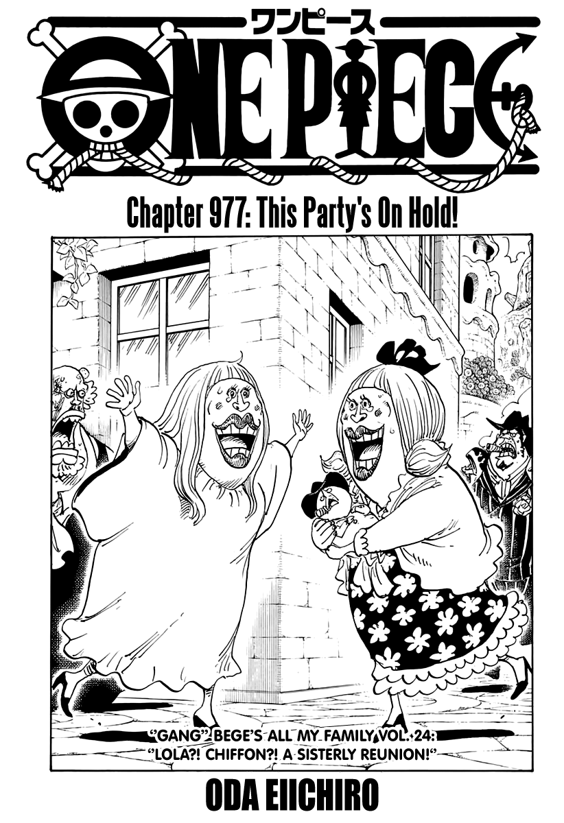One Piece chapter 977 - page 1