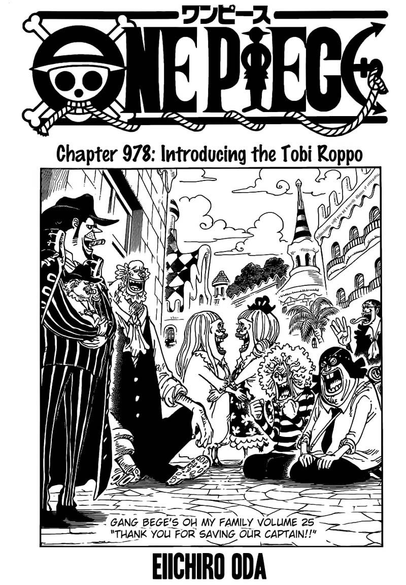 One Piece chapter 978 - page 2