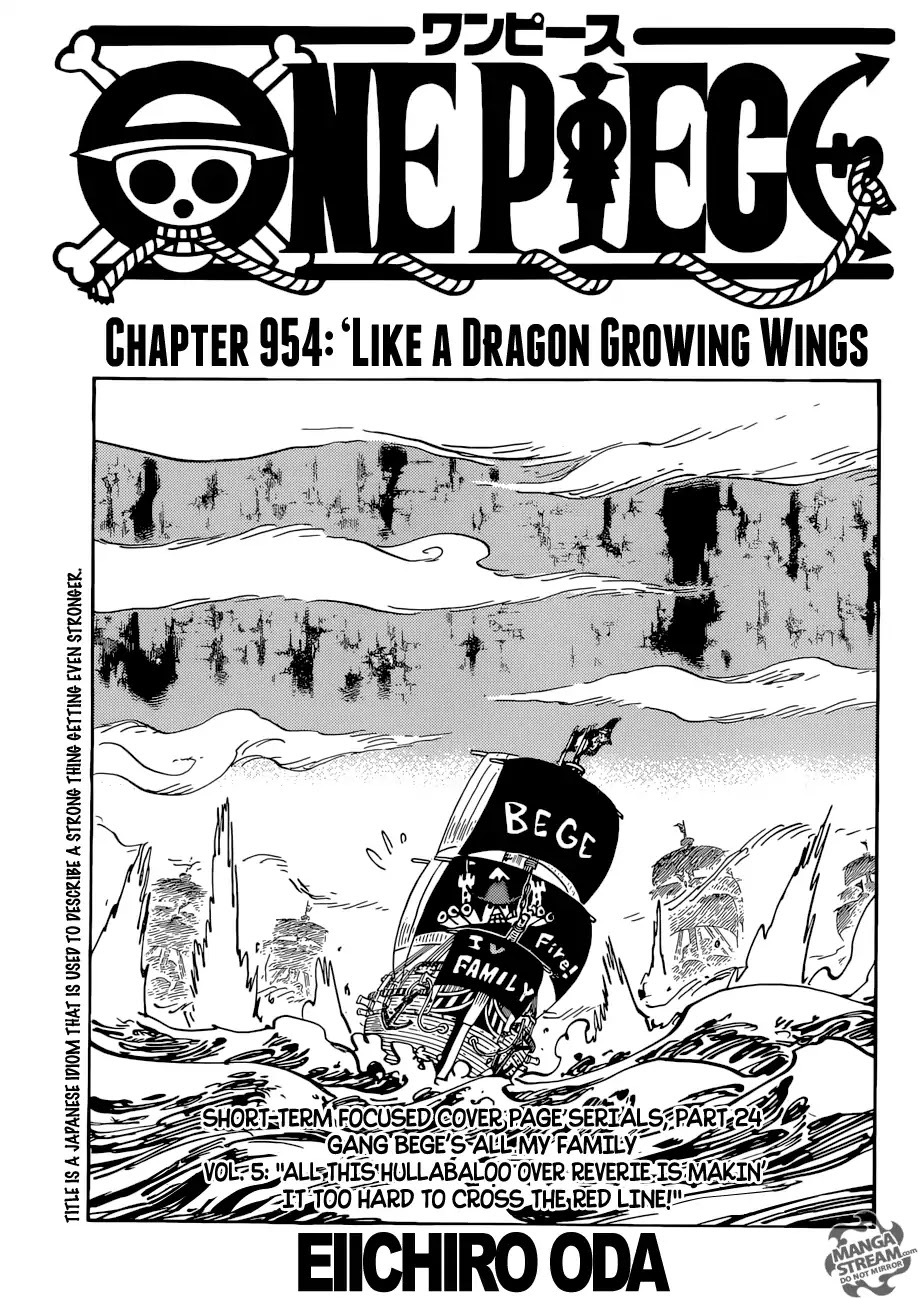 One Piece chapter 954 - page 1