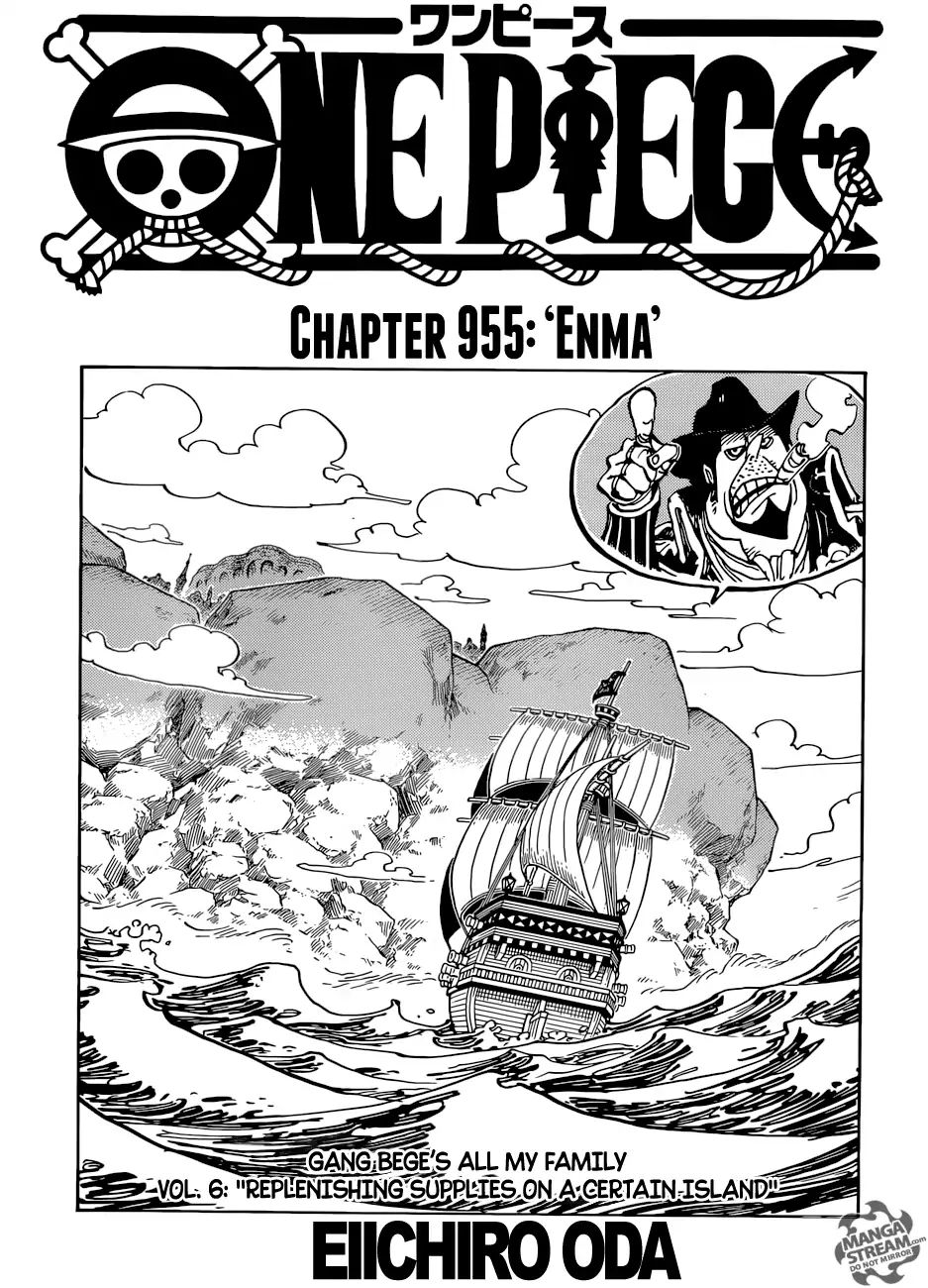 One Piece chapter 955 - page 1