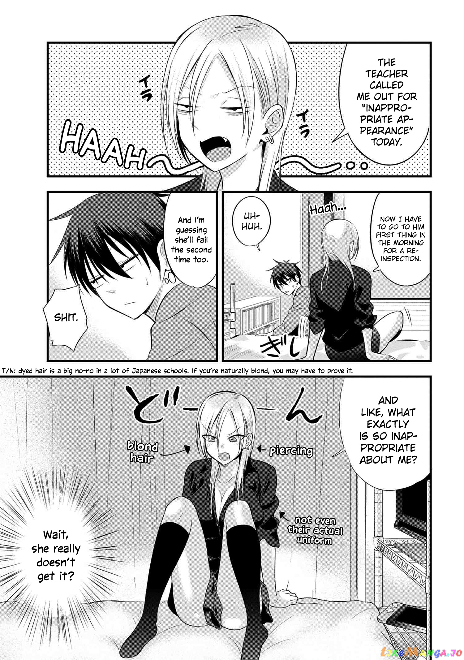 Please Go Home, Akutsu-San! chapter 38 - page 1