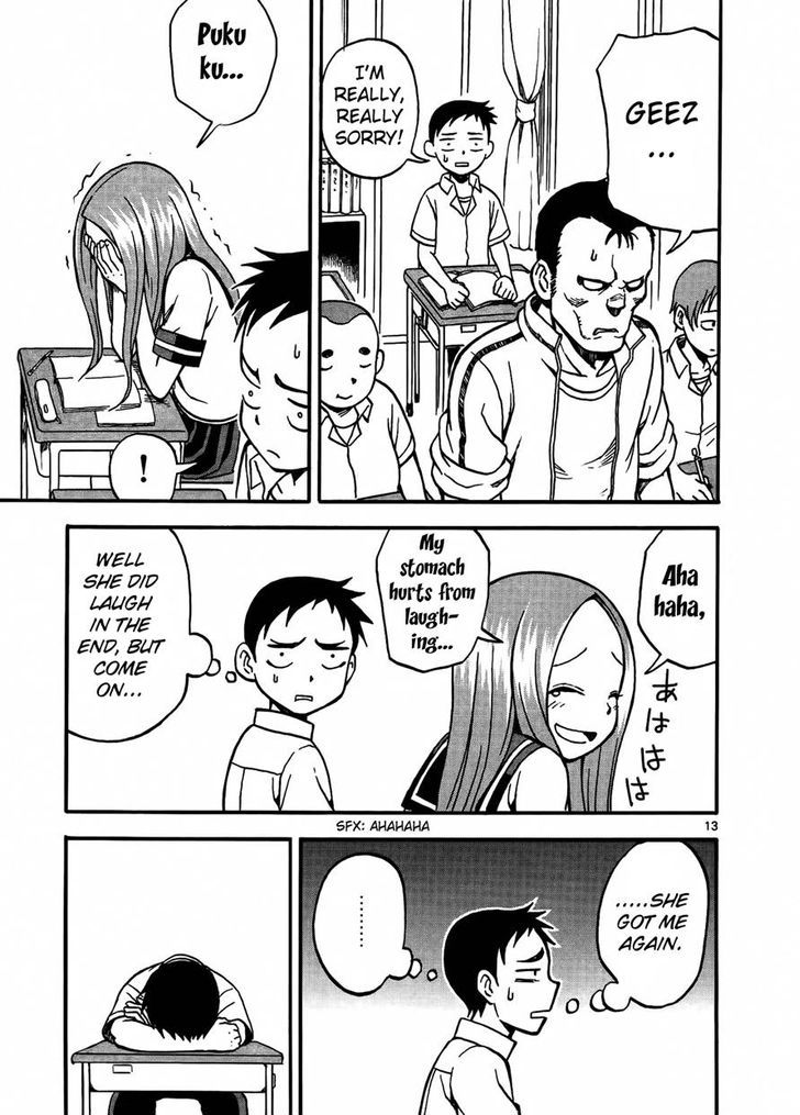 Karakai Jouzu No Takagi-San chapter 3 - page 13