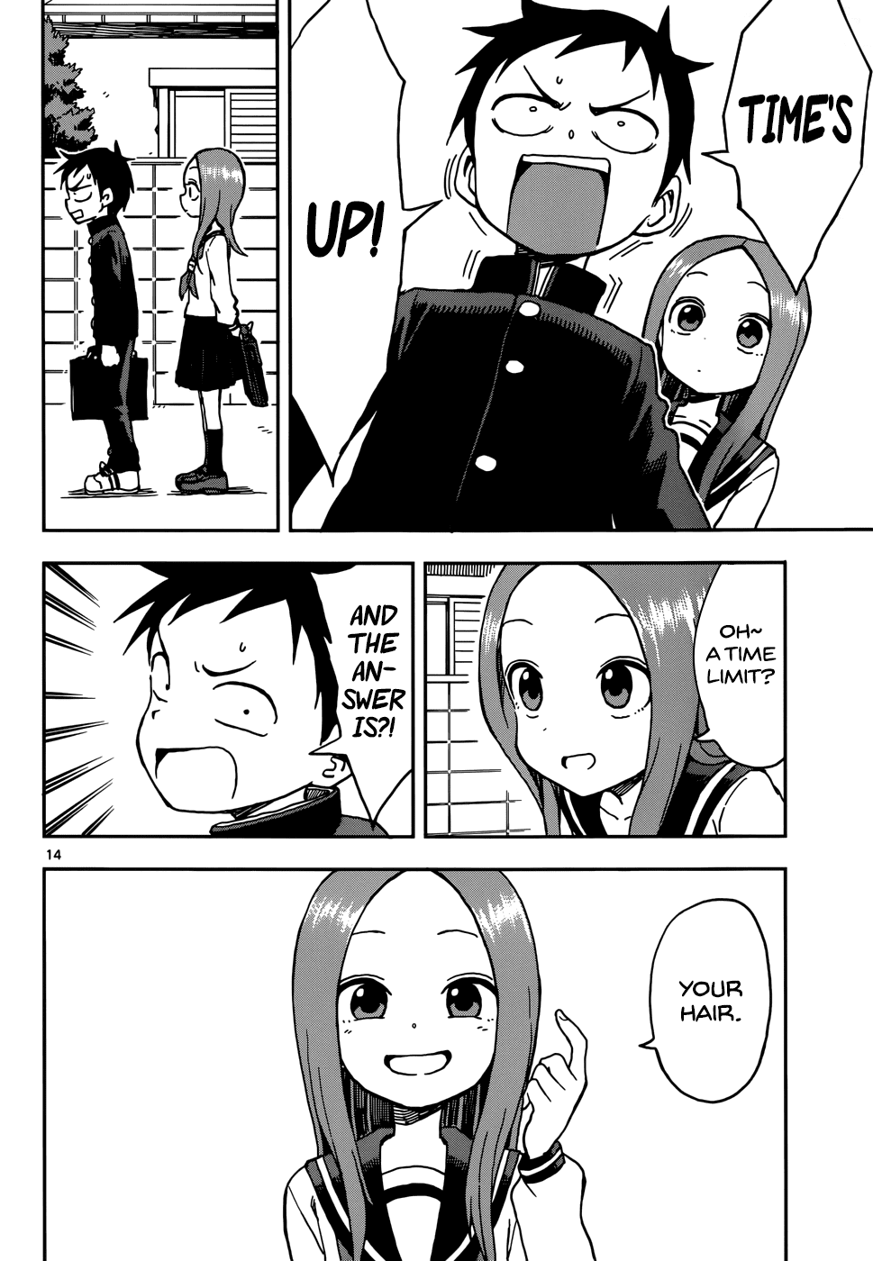 Karakai Jouzu No Takagi-San chapter 74 - page 14