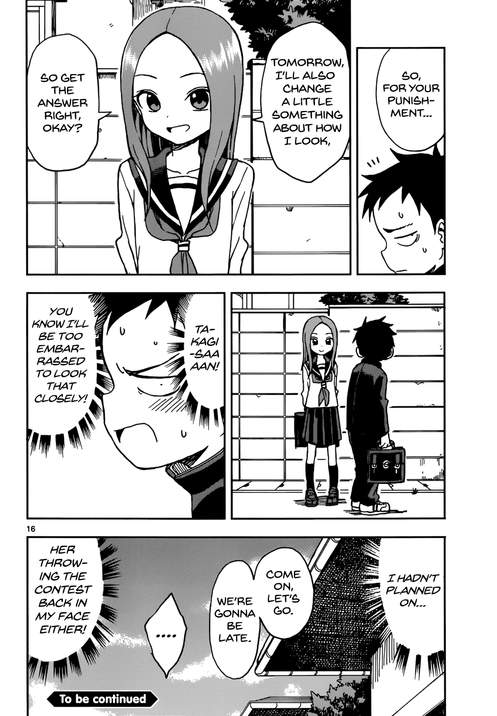 Karakai Jouzu No Takagi-San chapter 74 - page 16