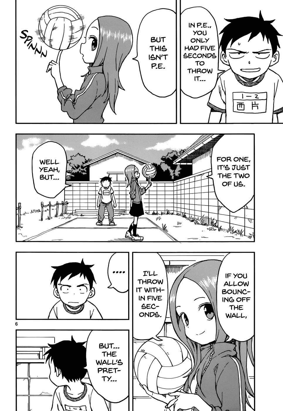 Karakai Jouzu No Takagi-San chapter 75 - page 6