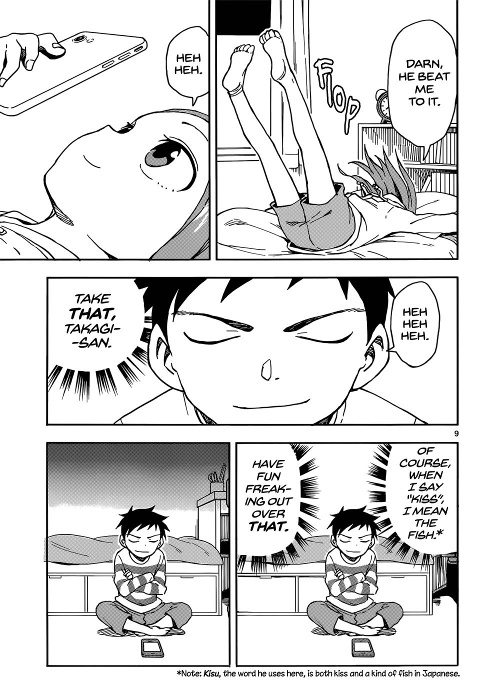 Karakai Jouzu No Takagi-San chapter 76 - page 9