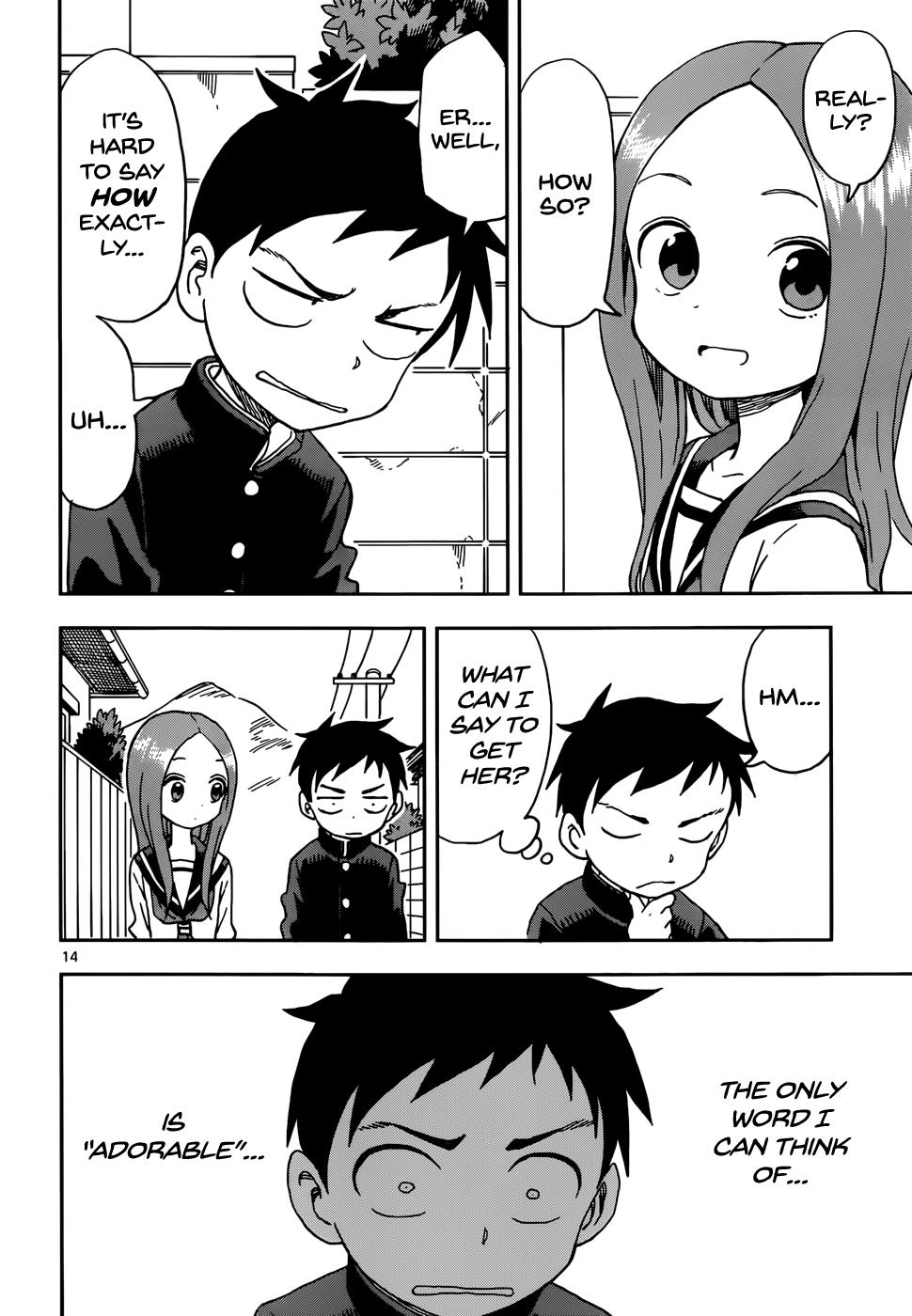 Karakai Jouzu No Takagi-San chapter 78 - page 14