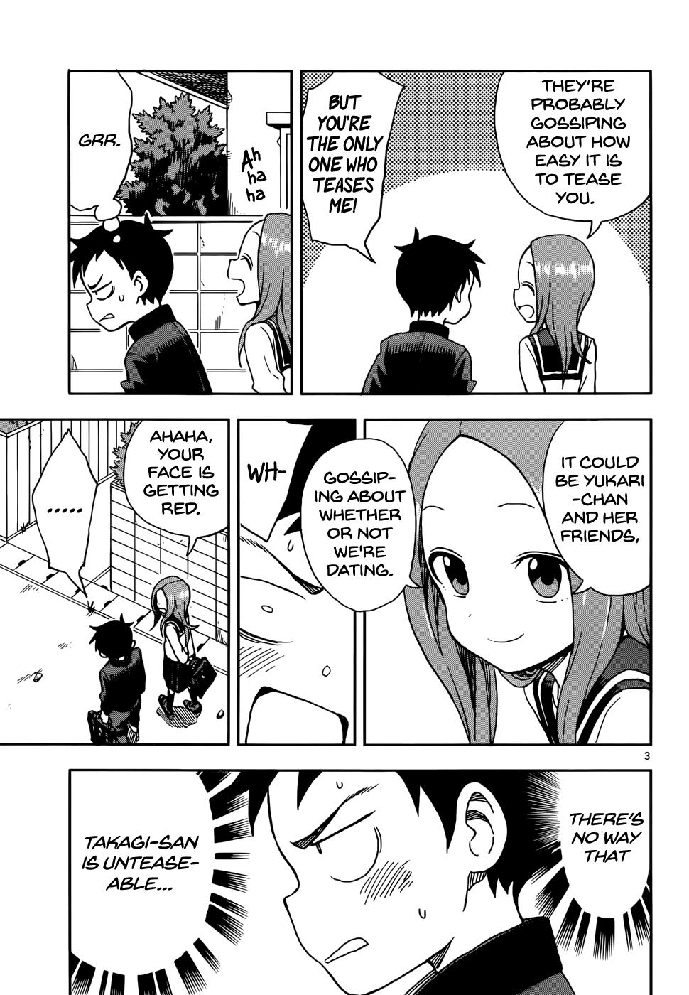 Karakai Jouzu No Takagi-San chapter 78 - page 3