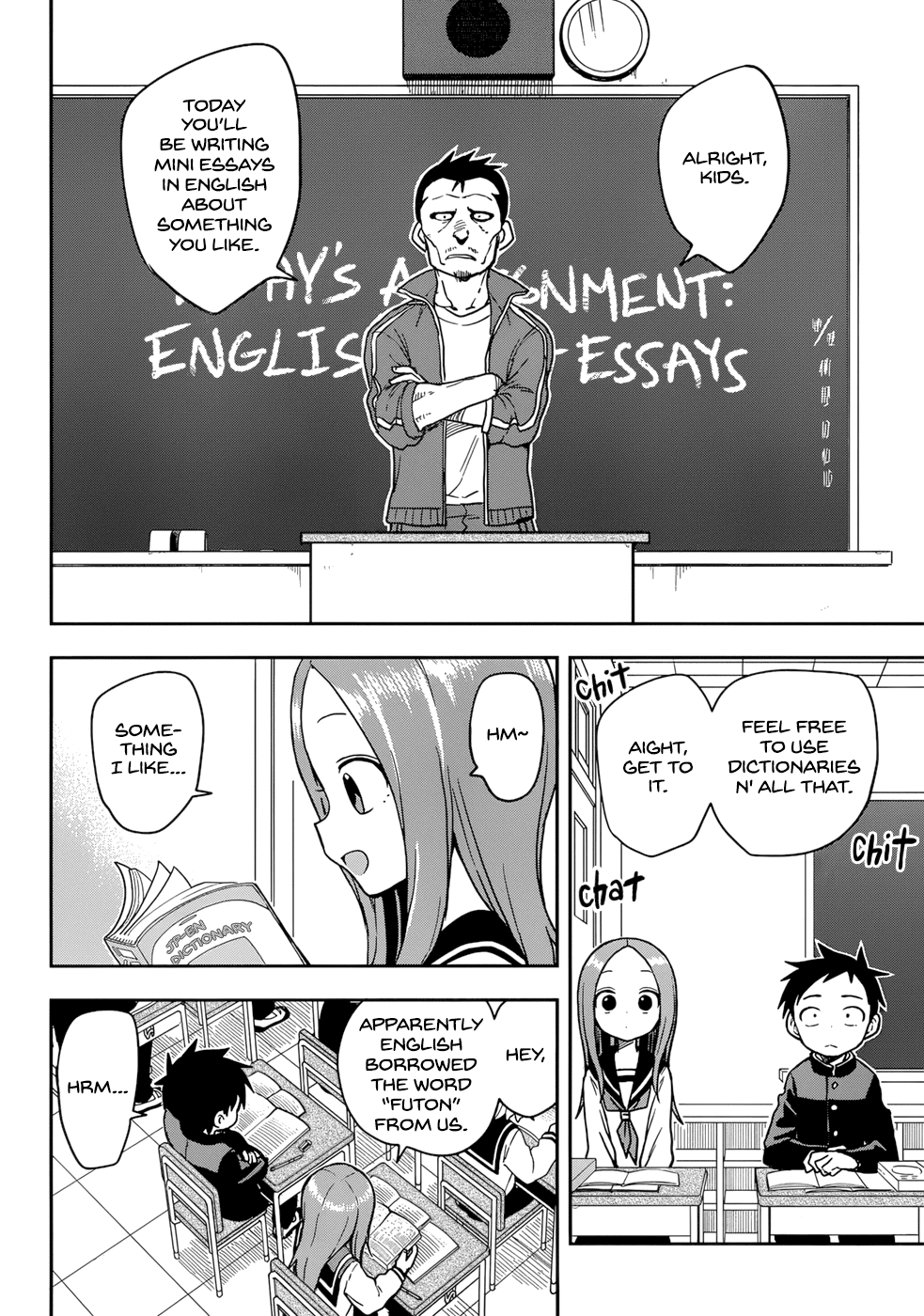 Karakai Jouzu No Takagi-San chapter 149 - page 2