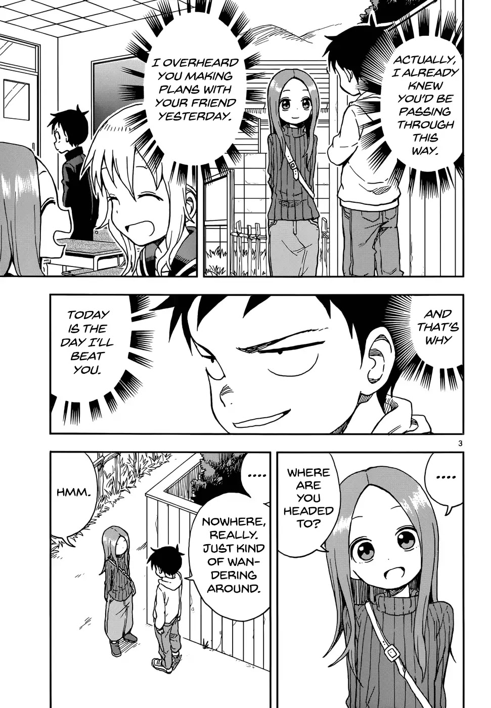 Karakai Jouzu No Takagi-San chapter 80 - page 3