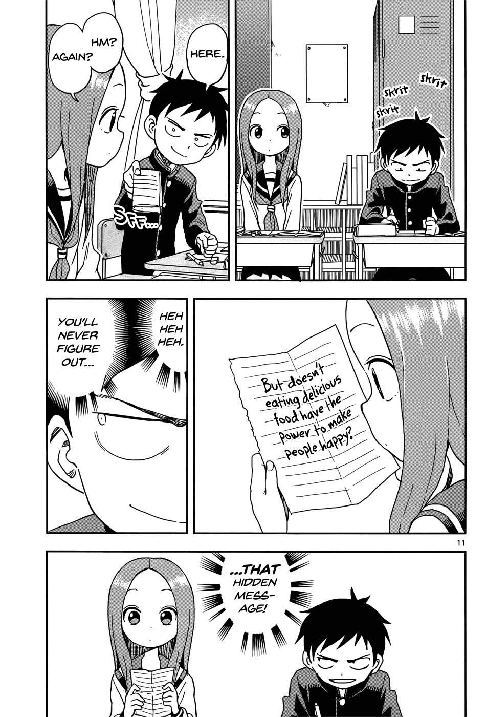 Karakai Jouzu No Takagi-San chapter 84 - page 11