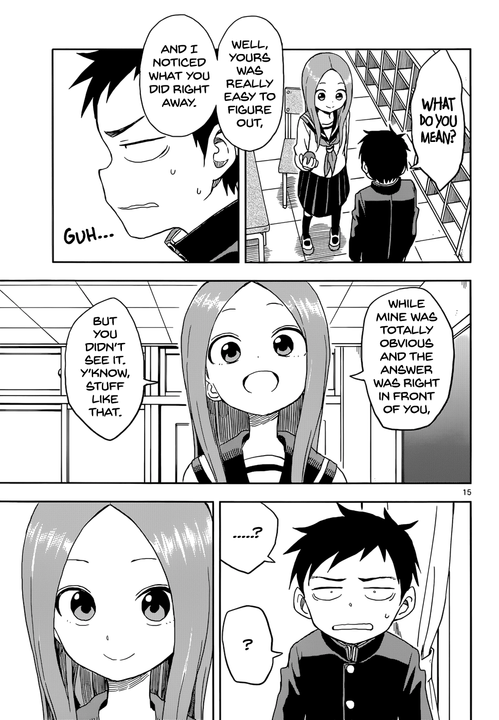 Karakai Jouzu No Takagi-San chapter 87 - page 15