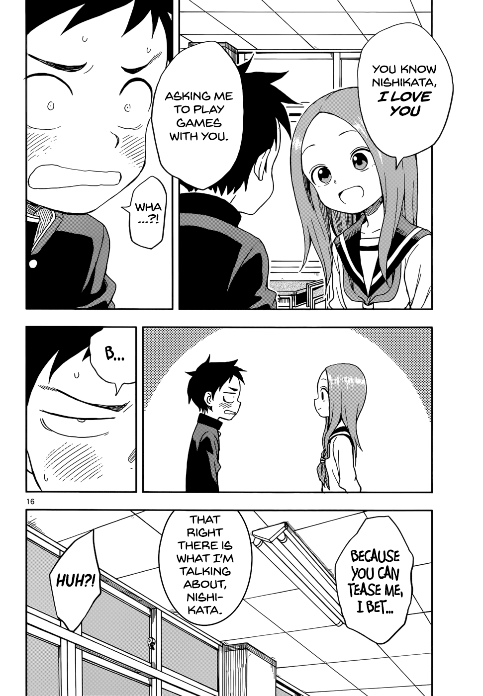 Karakai Jouzu No Takagi-San chapter 87 - page 16