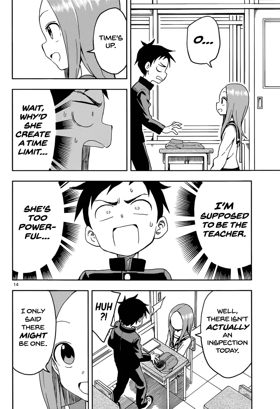 Karakai Jouzu No Takagi-San chapter 91 - page 14