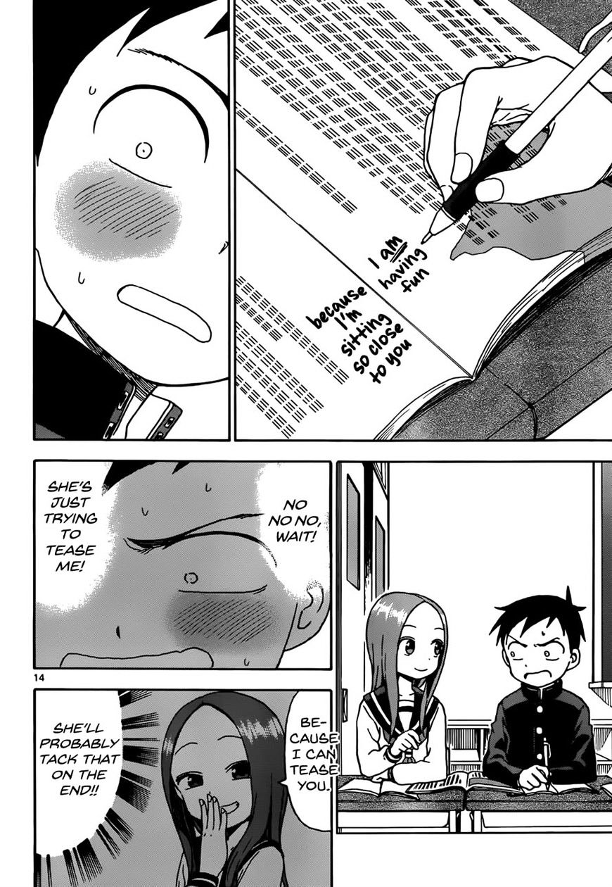 Karakai Jouzu No Takagi-San chapter 61 - page 14