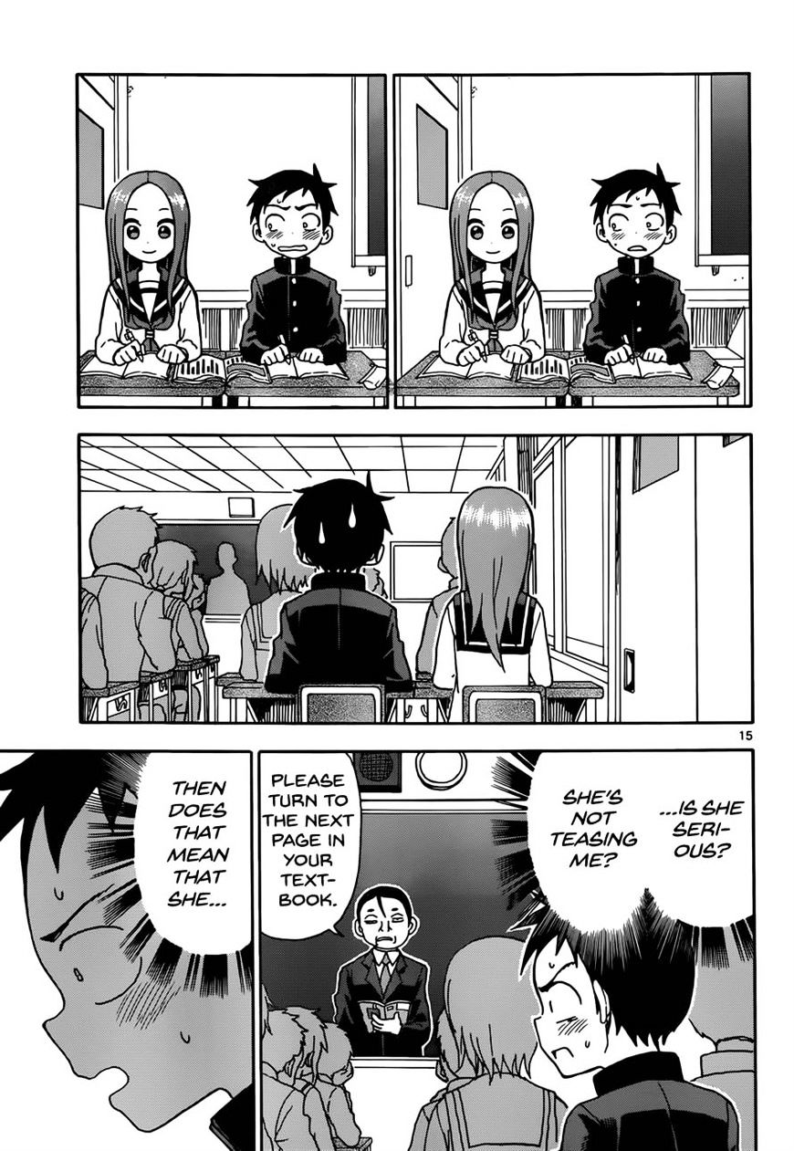 Karakai Jouzu No Takagi-San chapter 61 - page 15