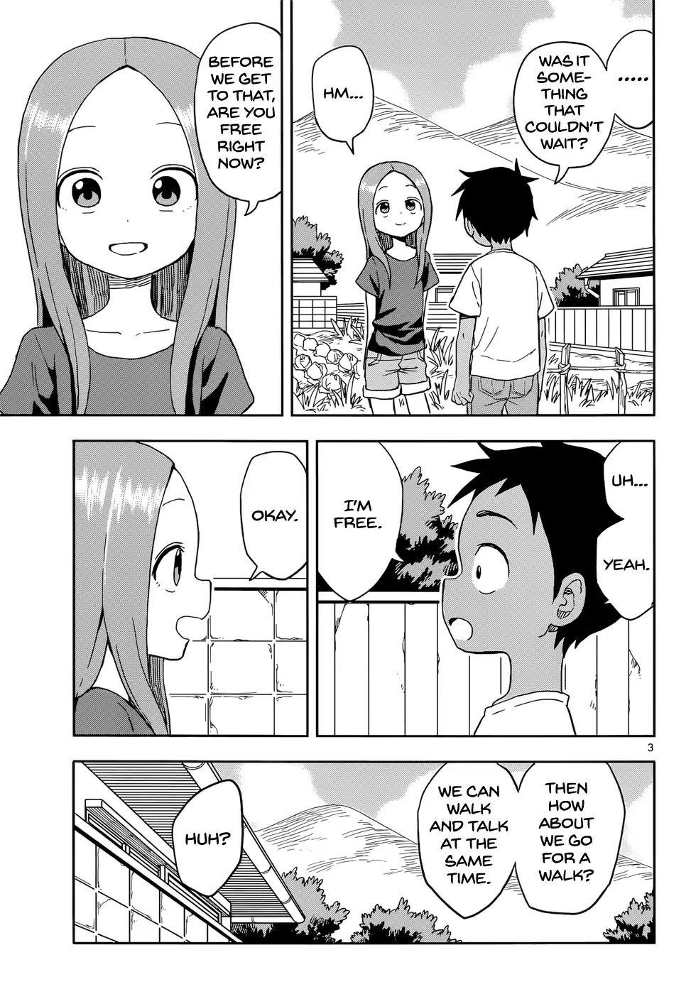 Karakai Jouzu No Takagi-San chapter 92 - page 3