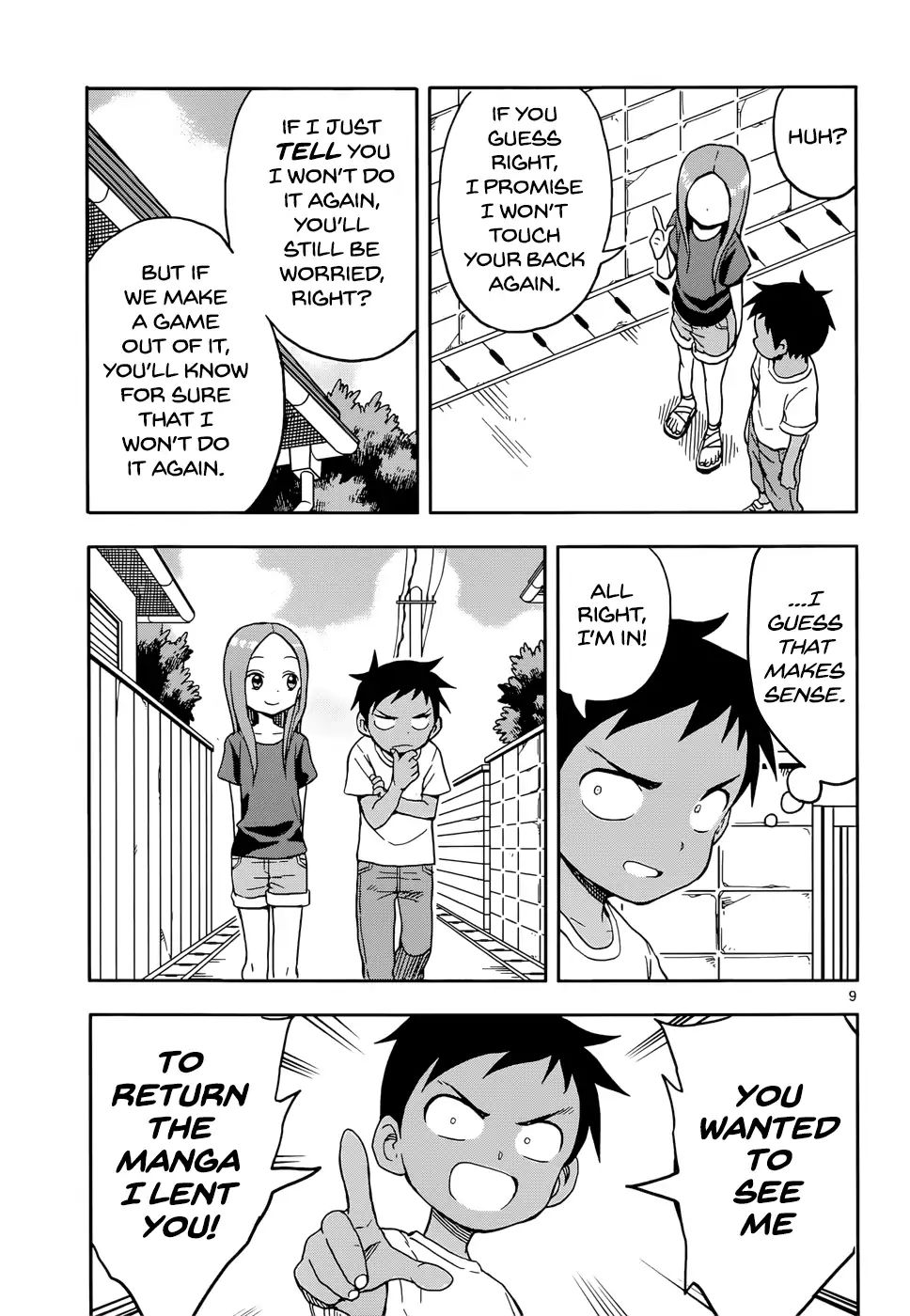 Karakai Jouzu No Takagi-San chapter 92 - page 9