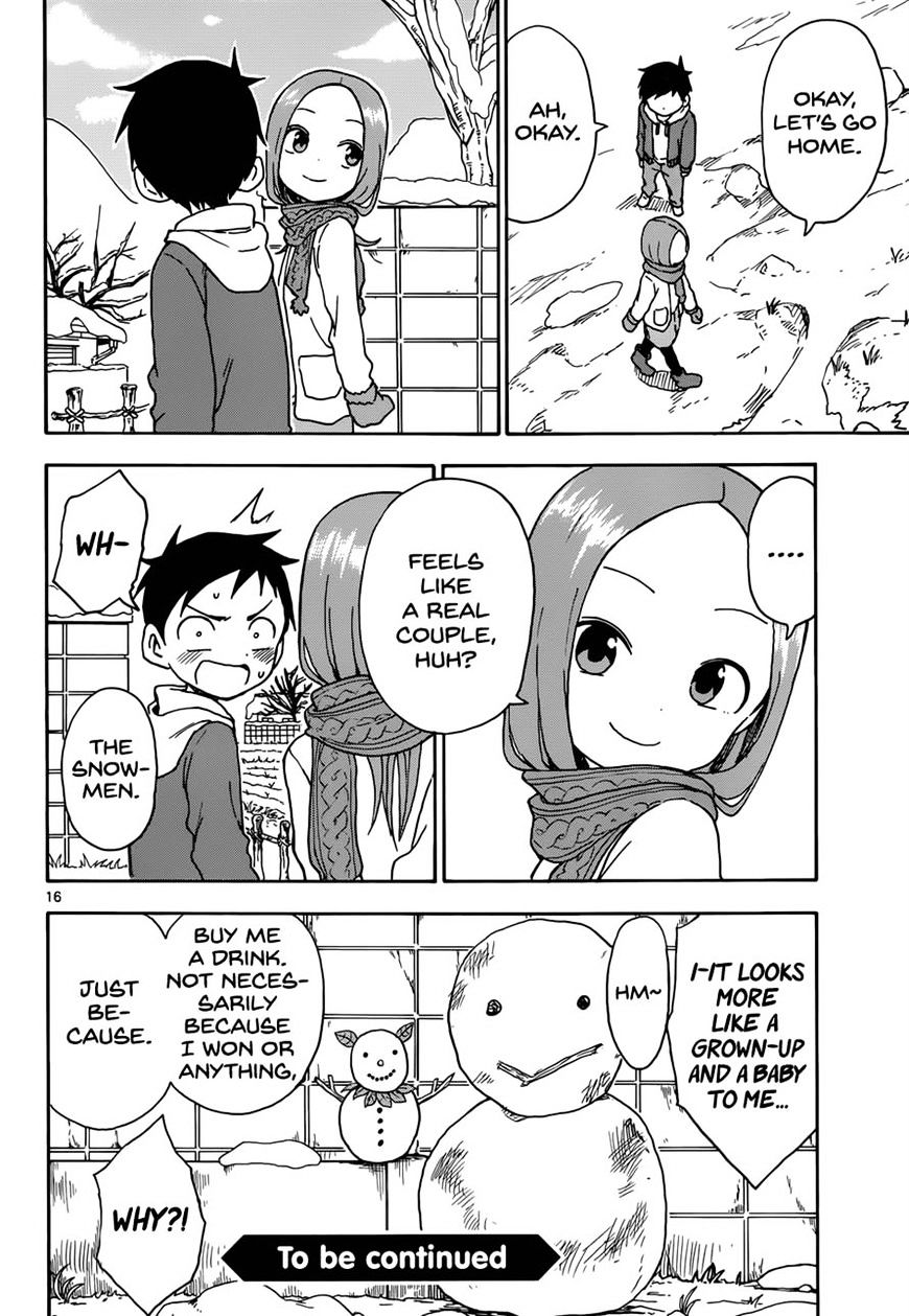 Karakai Jouzu No Takagi-San chapter 62 - page 16