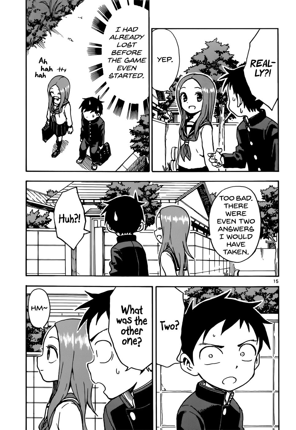 Karakai Jouzu No Takagi-San chapter 67 - page 16