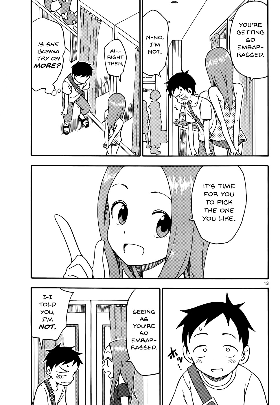 Karakai Jouzu No Takagi-San chapter 38 - page 13