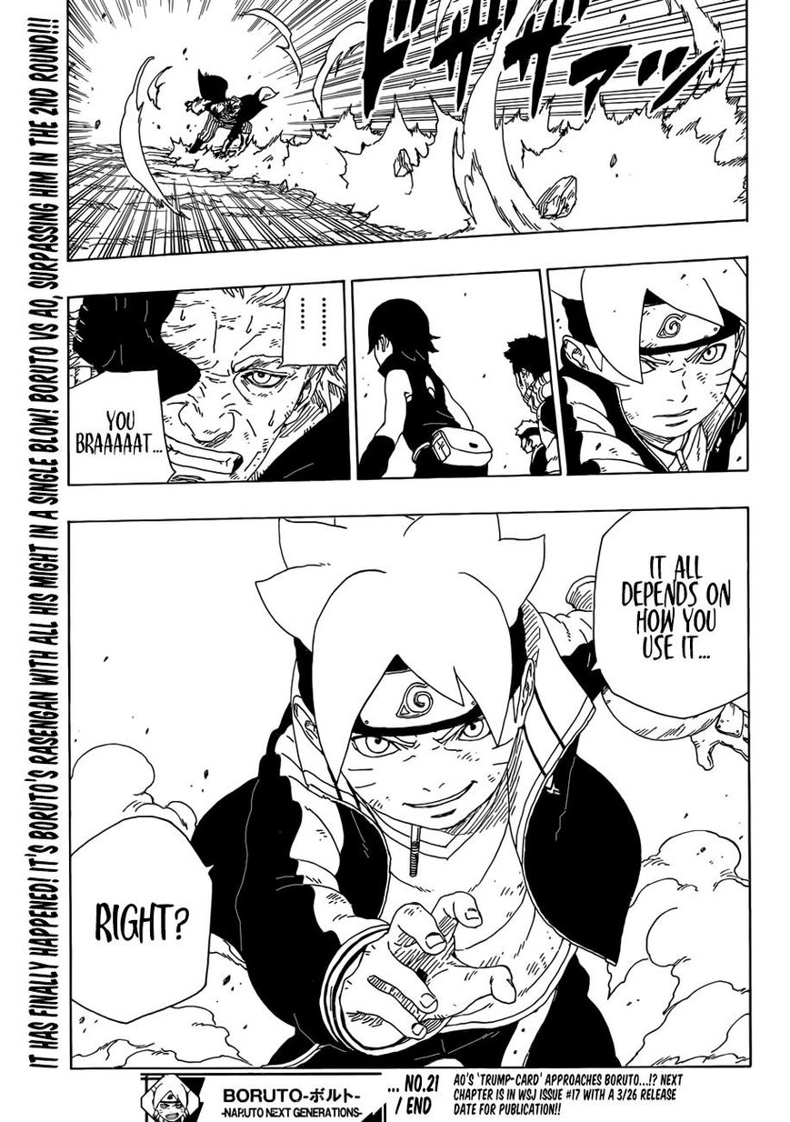 Boruto: Naruto Next Generations chapter 21 - page 42