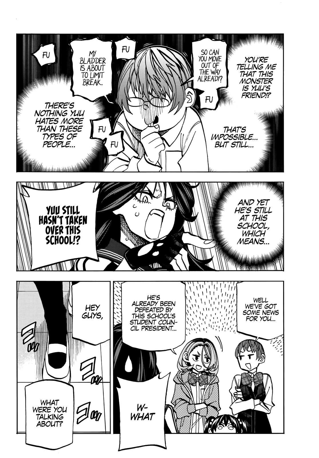 The Story Between a Dumb Prefect and a High School Girl with an Inappropriate Skirt Length chapter 37 - page 12