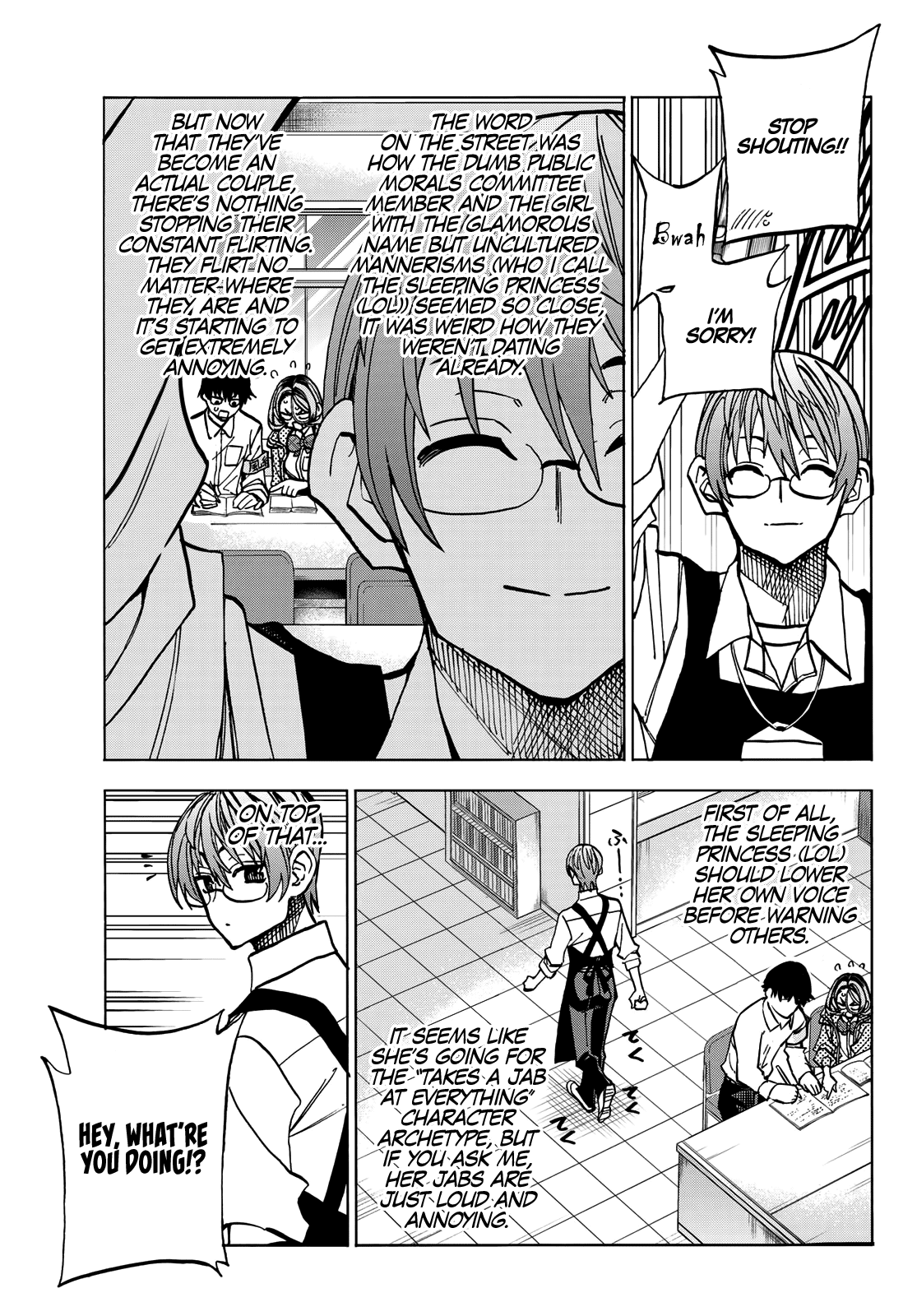 The Story Between a Dumb Prefect and a High School Girl with an Inappropriate Skirt Length chapter 38 - page 5