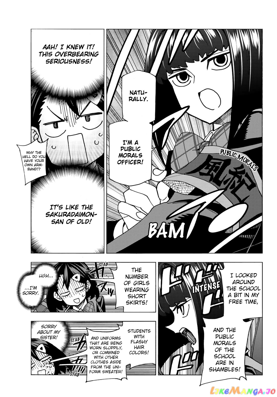 The Story Between a Dumb Prefect and a High School Girl with an Inappropriate Skirt Length chapter 57 - page 11