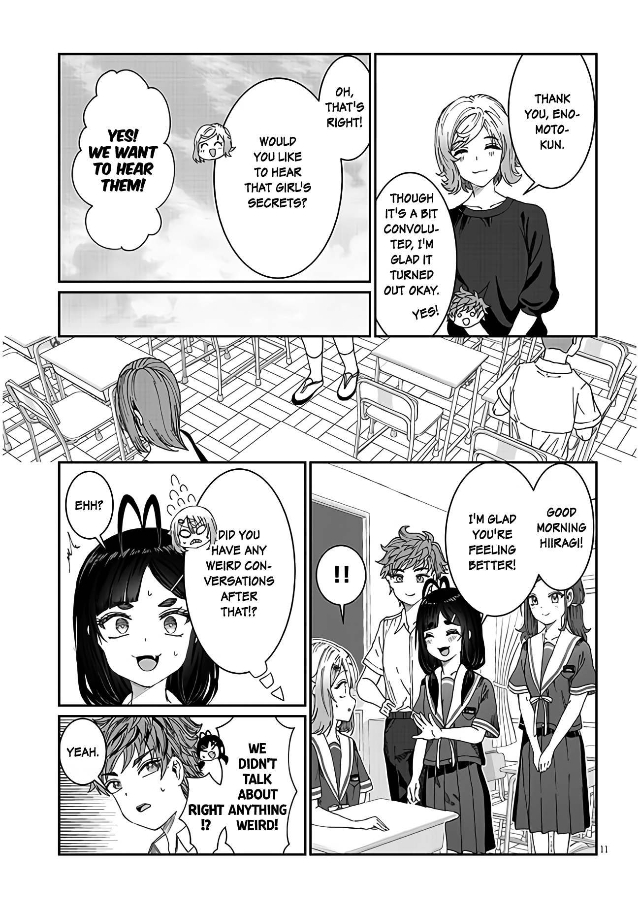 Kimi wa Yakamashi Tojite yo Kuchi wo! chapter 18 - page 11