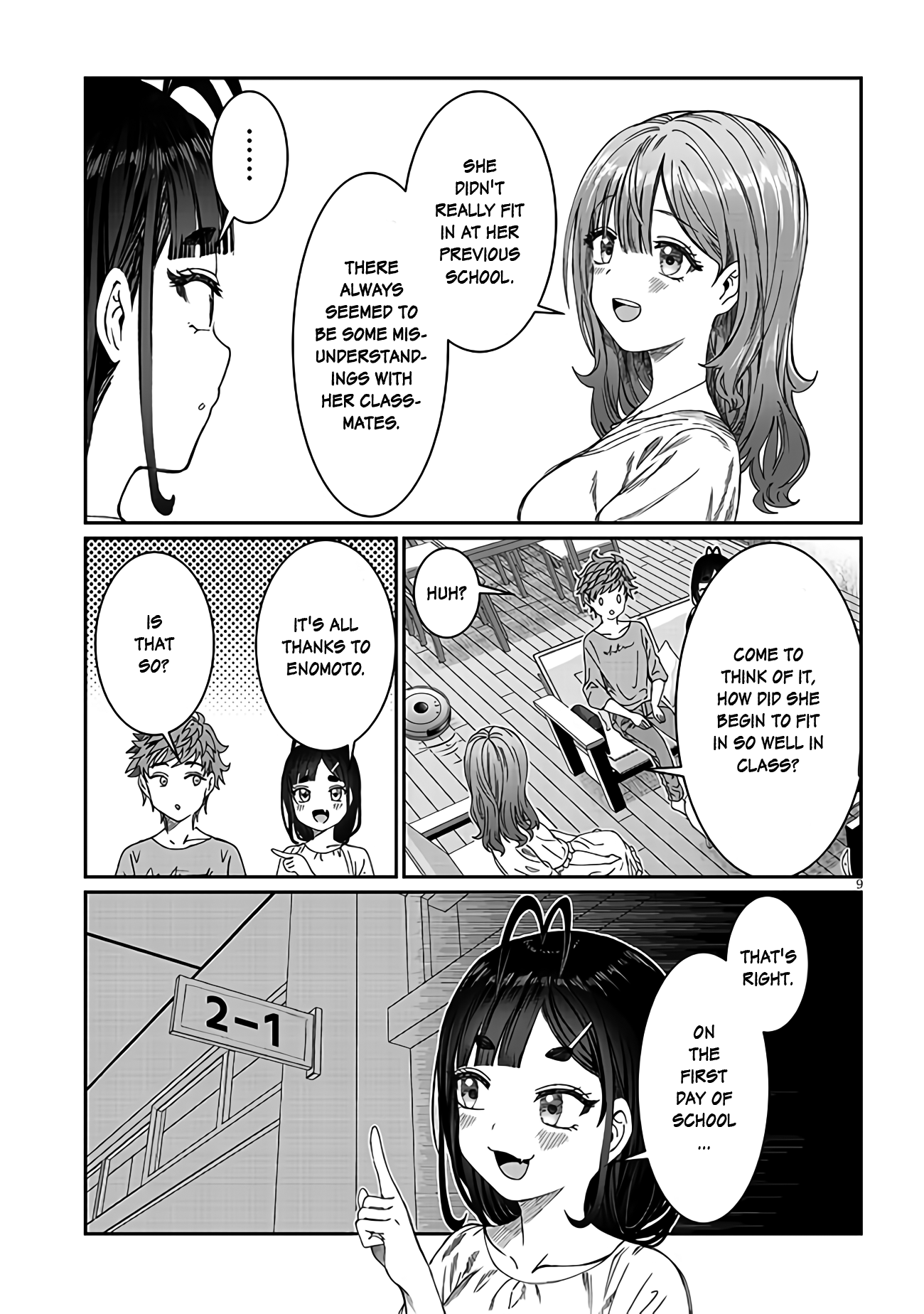 Kimi wa Yakamashi Tojite yo Kuchi wo! chapter 18 - page 9