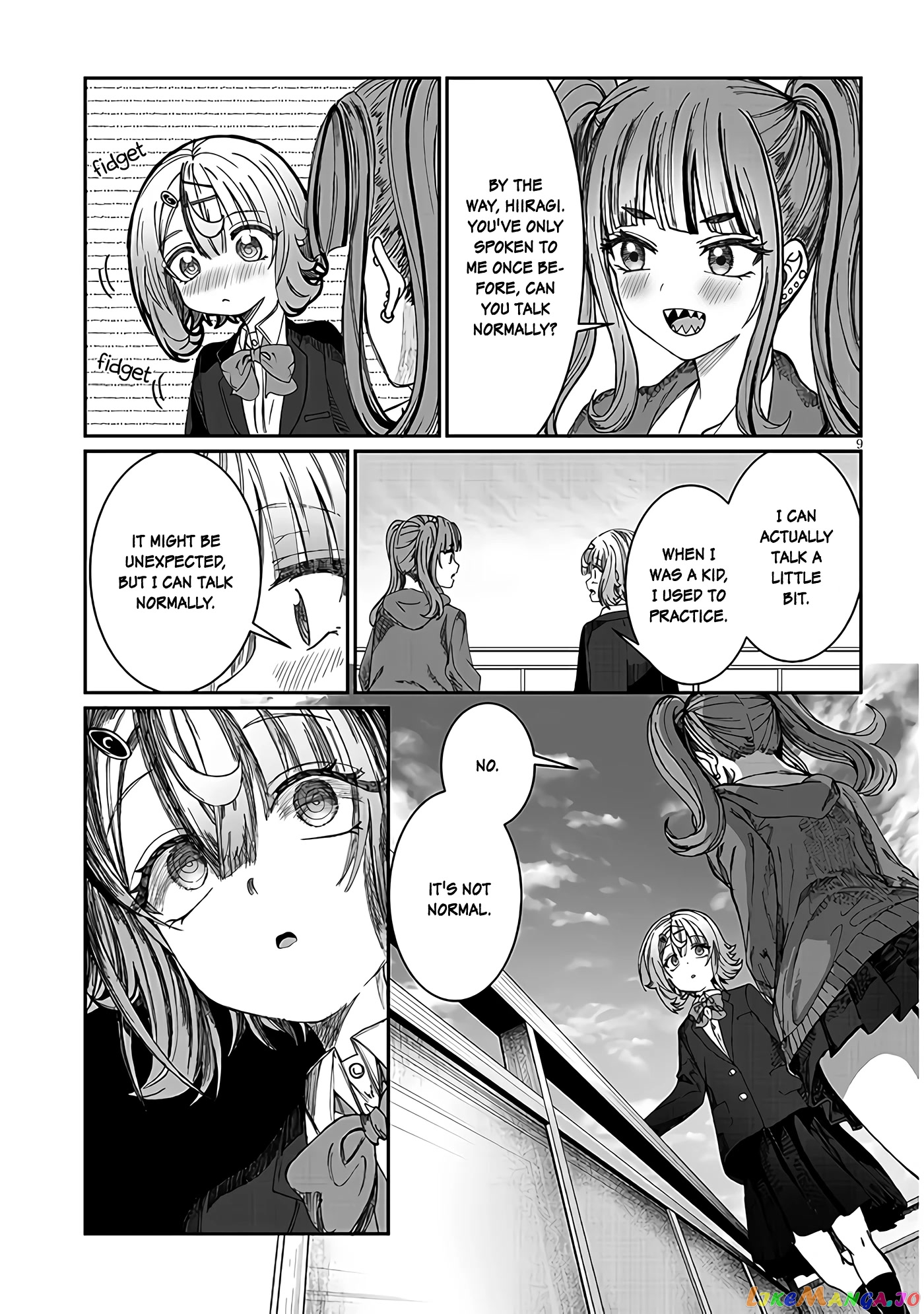 Kimi wa Yakamashi Tojite yo Kuchi wo! chapter 20 - page 9