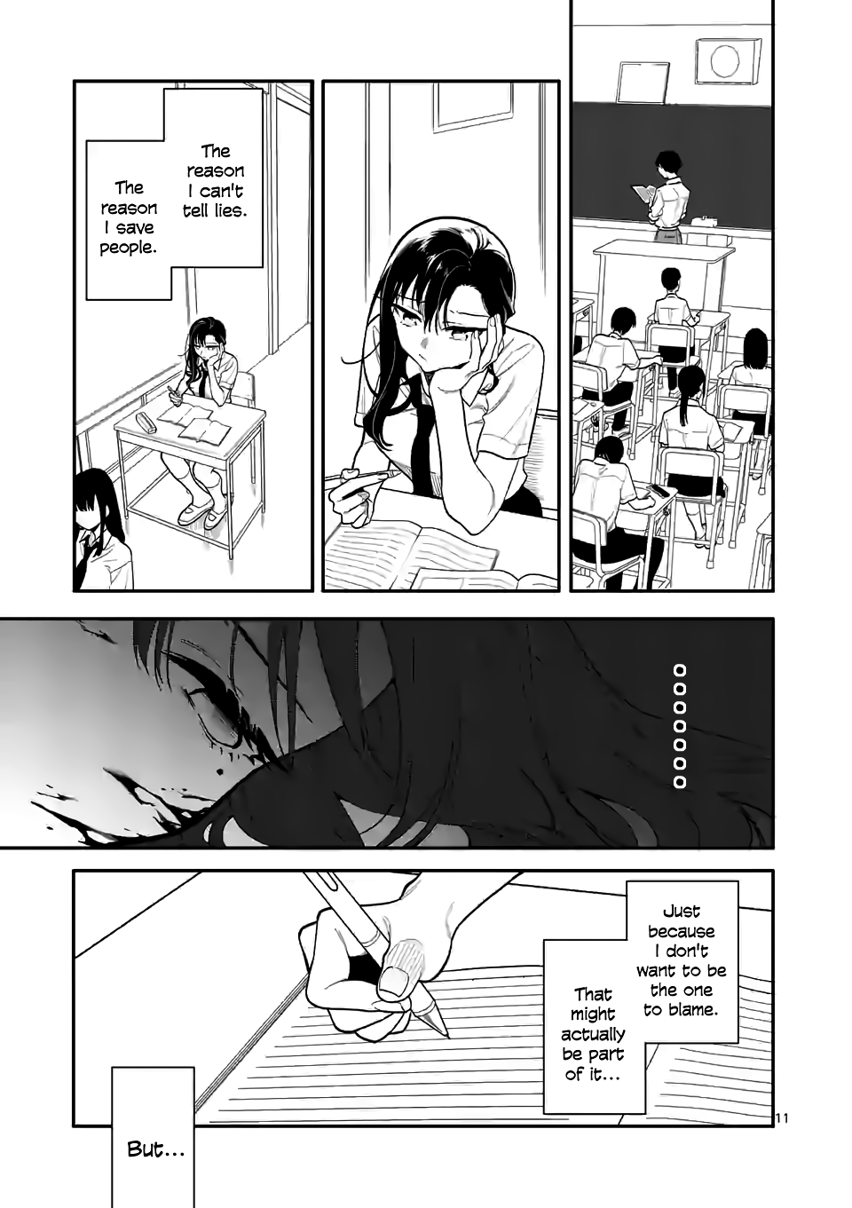 Liar Satsuki Can See Death chapter 33 - page 11