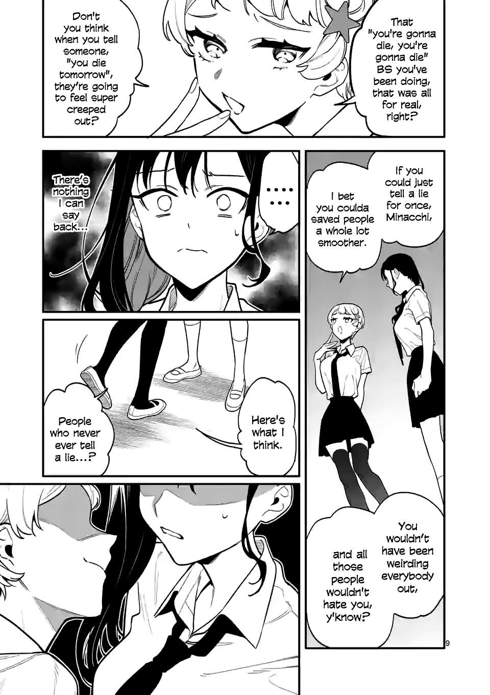 Liar Satsuki Can See Death chapter 33 - page 9