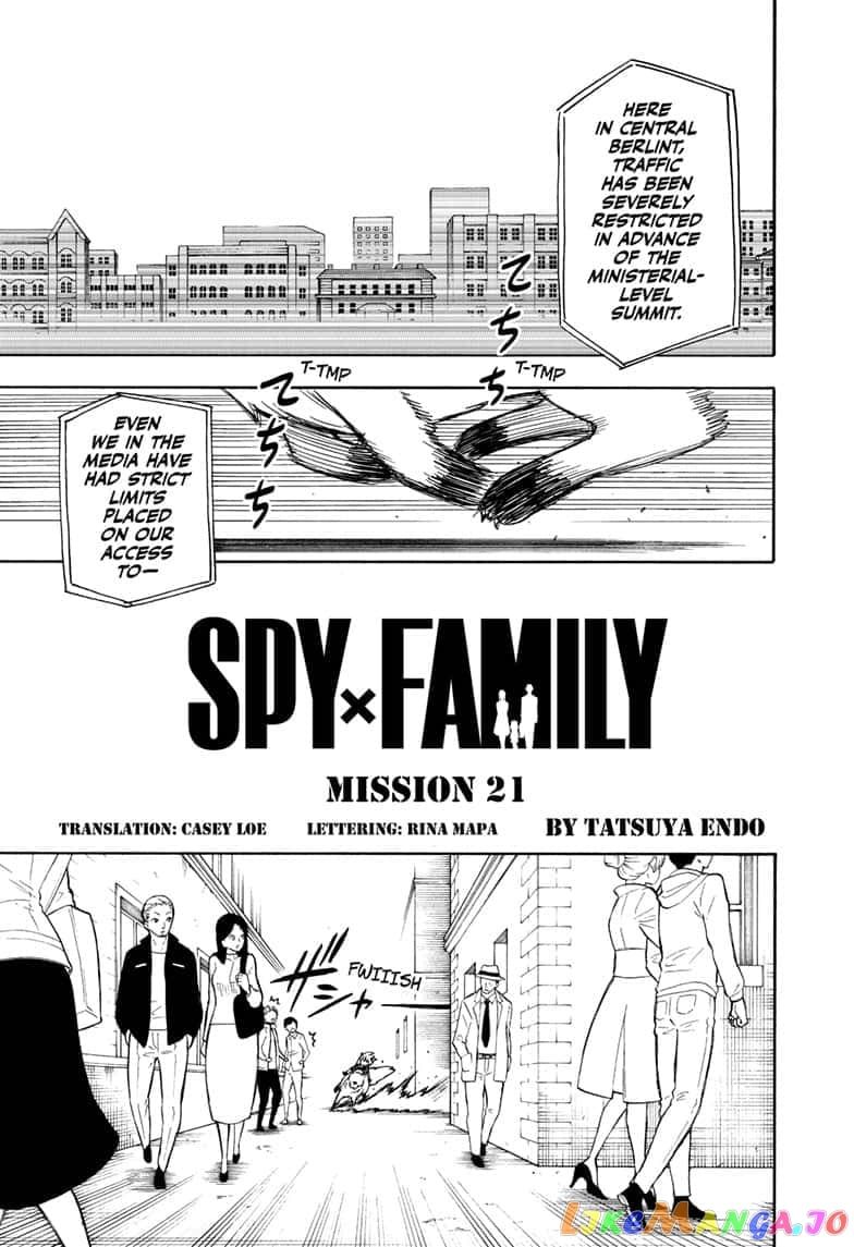 Spy X Family chapter 21 - page 1