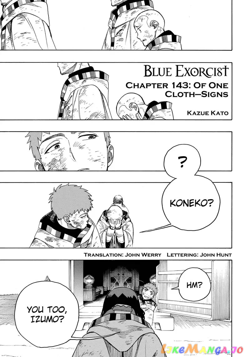 Ao No Exorcist chapter 143 - page 1