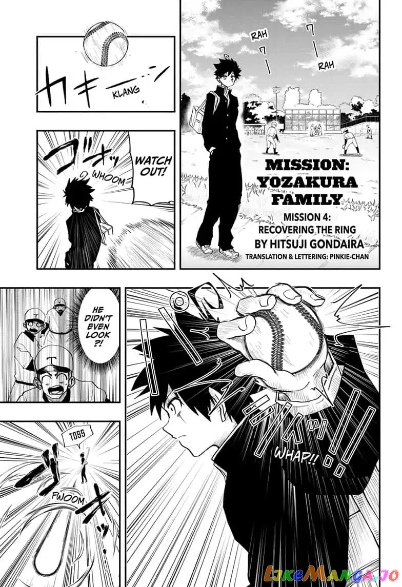 Mission: Yozakura Family chapter 4 - page 1