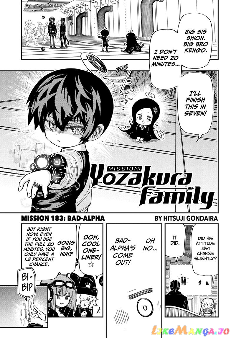 Mission: Yozakura Family chapter 183 - page 1