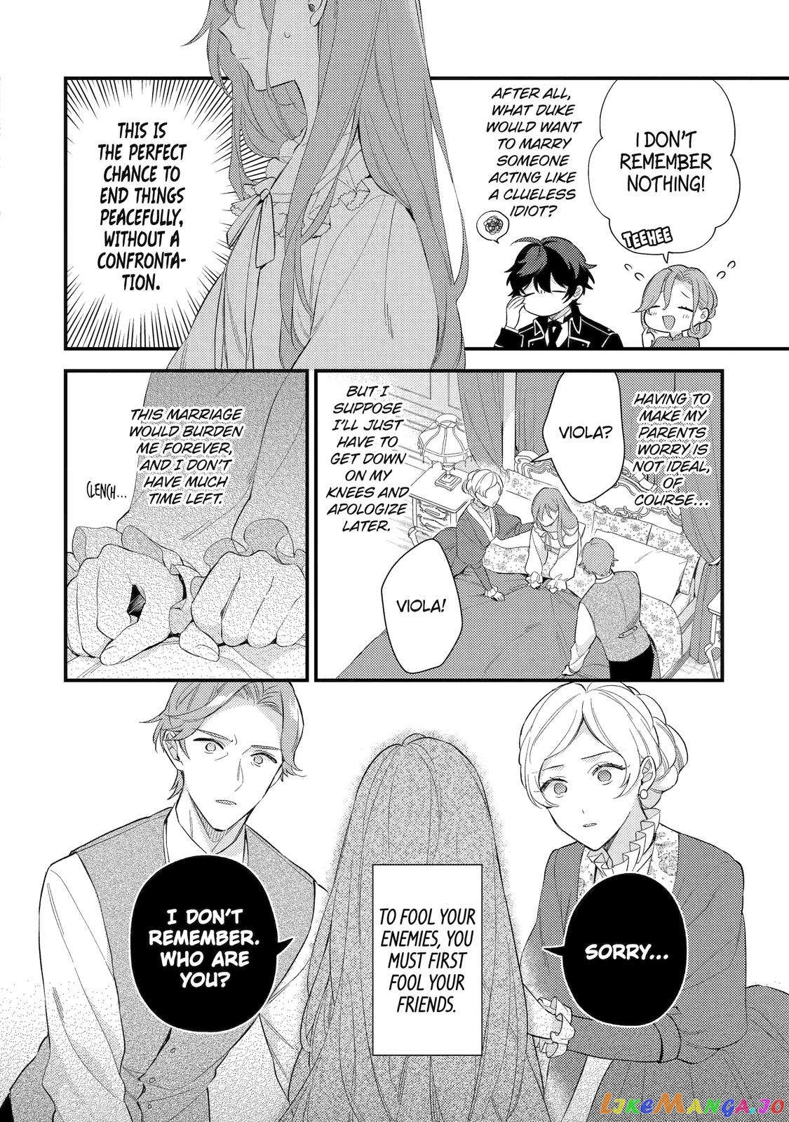 Fake It to Break It! I Faked Amnesia to Break off My Engagement and Now He’s All Lovey-Dovey chapter 1 - page 15