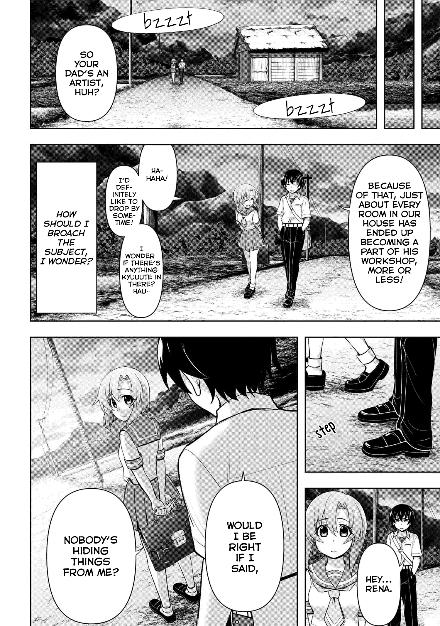 Higurashi no Naku Koro ni Meguri chapter 7.2 - page 2